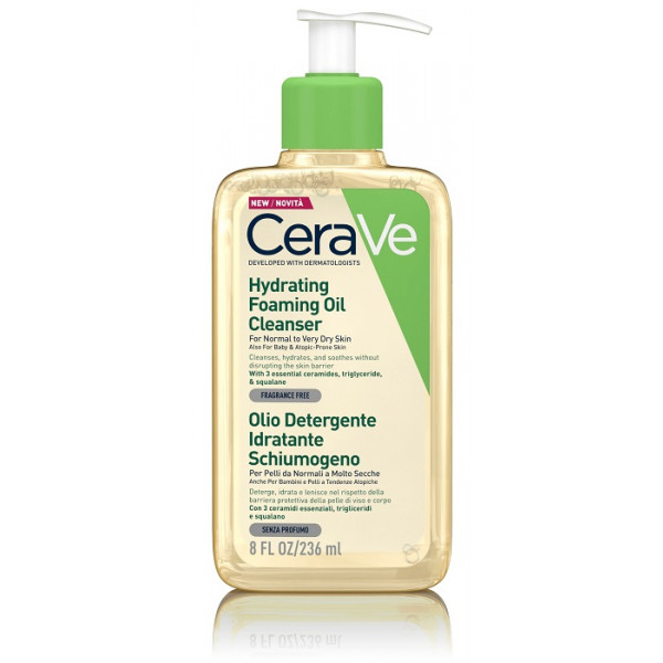 CeraVe Olio Detergente Idratante Schiumogeno 236ml